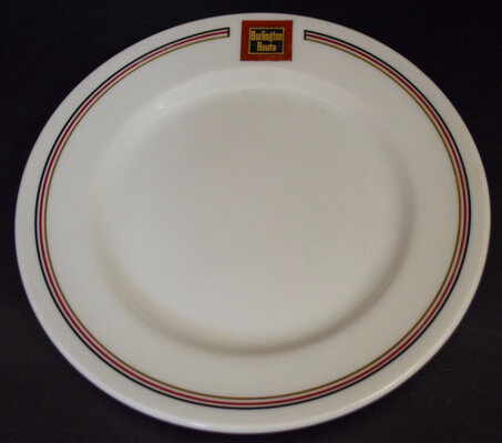 CB&Q ARISTOCRAT LUNCH PLATE