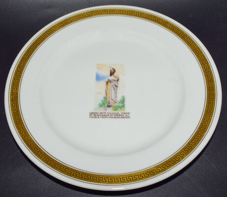 CB&Q BLACKHAWK SERVICE PLATE
