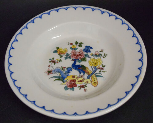 CMSTP&P PEACOCK SOUP PLATE