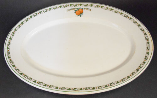 CRI&P GOLDEN STATE PLATTER