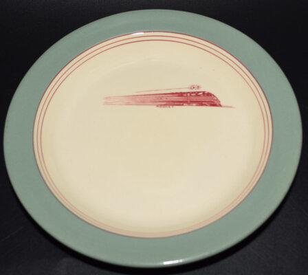 CRI&P SAGE GREEN BREAD PLATE