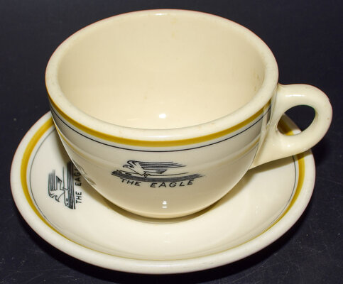 MP EAGLE CUP AND SAUCER