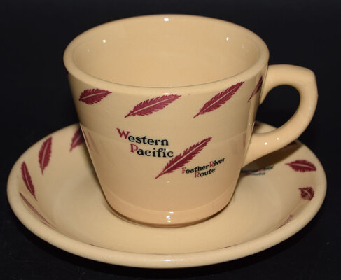 WP FEATHER RIVER ROUTE CUP & SAUCER