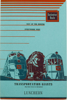 BURLINGTON ROUTE MENU