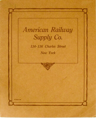 AMERICAN RAILWAY SUPPLY CO CATALOG