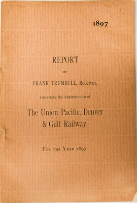 UNION PACIFIC DENVER & GULF REPORT