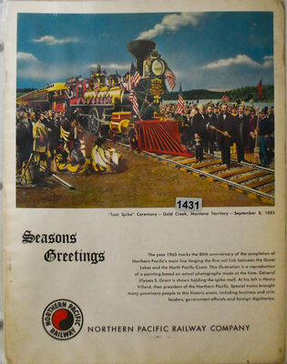 NORTHERN PACIFIC BINDER