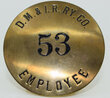 View lot 47 DM&IR RY CO 53 EMPLOYEE BADGE