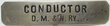 View lot 49 DM&N RY CONDUCTOR BADGE