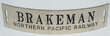 View lot 58 NORTHERN PACIFIC BRAKEMAN BADGE