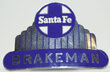 View lot 65 SANTA FE BRAKEMAN CAP BADGE