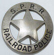 View lot 68 SPRR RAILROAD POLICE BADGE
