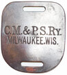 View lot 75 CM&PS RY BAGGAGE TAG
