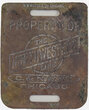 View lot 77 C&NWRY BAGGAGE TAG