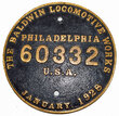 View lot 85 ATCHISON TOPEKA & SANTA FE BUILDER’S PLATE