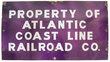 ATLANTIC COAST LINE SIGN