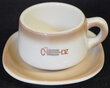 CB&Q CHUCK WAGON CUP & SAUCER