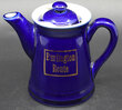 CB&Q COBALT BLUE COFFEE POT