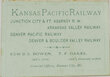 KANSAS PACIFIC CALENDAR