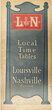 LOUISVILLE & NASHVILLE TIMETABLE