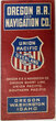 OREGON RAILROAD & NAVIGATION CO. TIMETABLE