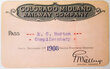 COLORADO MIDLAND RAILWAY PASS