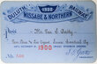 DULUTH MISSABE & NORTHERN RAILWAY PASS