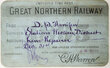 GREAT NORTHERN RAILWAY PASS