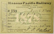 KANSAS PACIFIC RAILWAY PASS