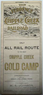 FLORENCE & CRIPPLE CREEK BROCHURE
