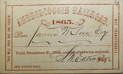 ANDROSCOGGIN RAILROAD PASS