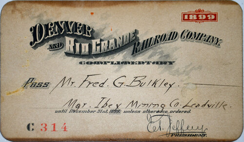 DENVER & RIO GRANDE RR PASS