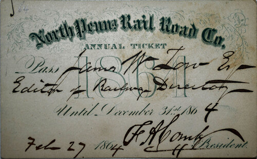 NORTH PENN RAILROAD PASS