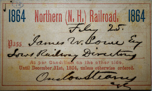 NORTHERN NH RAILROAD PASS