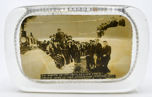 ARGENTINE CENTRAL RR PAPERWEIGHT  
