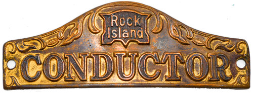 ROCK ISLAND CONDUCTOR BADGE  

