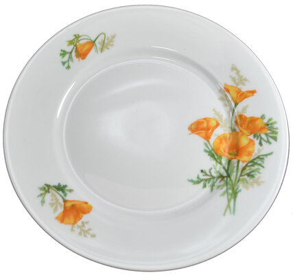 AT&SF CALIFORNIA POPPY PLATE  
