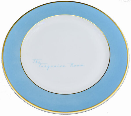 AT&SF TURQUOISE ROOM PLATE  
