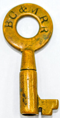 BC&M RR KEY  
