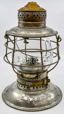 D&RGRR LANTERN  
