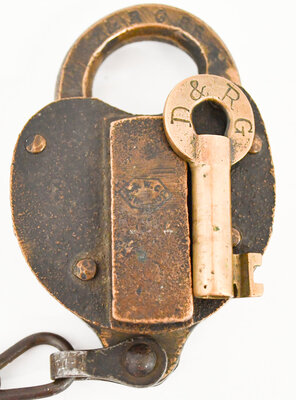 D&RG LOCK  