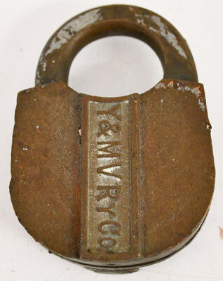Y&MV RY CO LOCK  
