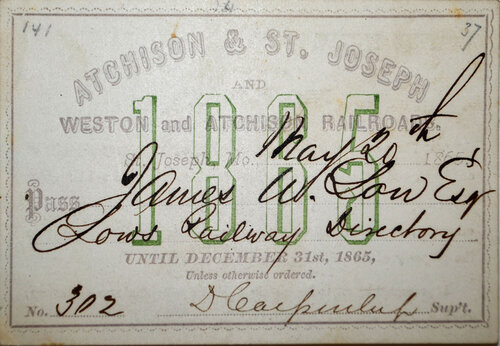 ATCHISON & ST. JOSEPH PASS  
