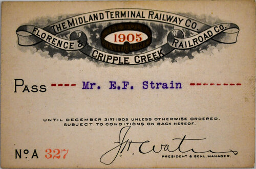 MIDLAND TERMINAL / FLORENCE & CRIPPLE CREEK PASS  
