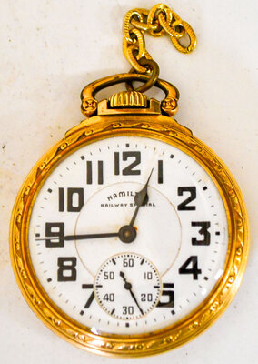 HAMILTON POCKET WATCH  