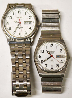 SEIKO RAILROAD WRIST WATCHES  
