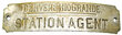 View lot 29 DENVER & RIO GRANDE STATION AGENT BADGE