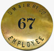 View lot 31 DM&IR RY CO EMPLOYEE BADGE