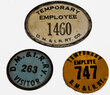 View lot 32 DM&IR RY BADGES
