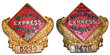 View lot 45 RAILWAY EXPRESS AGENCY BADGES